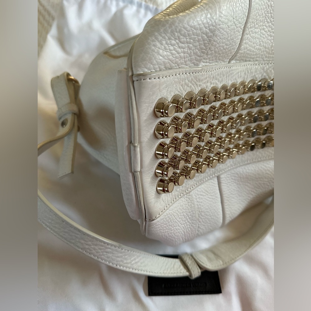 ALEXANDER WANG Rocco White Leather Bag - Picture 5 of 11
